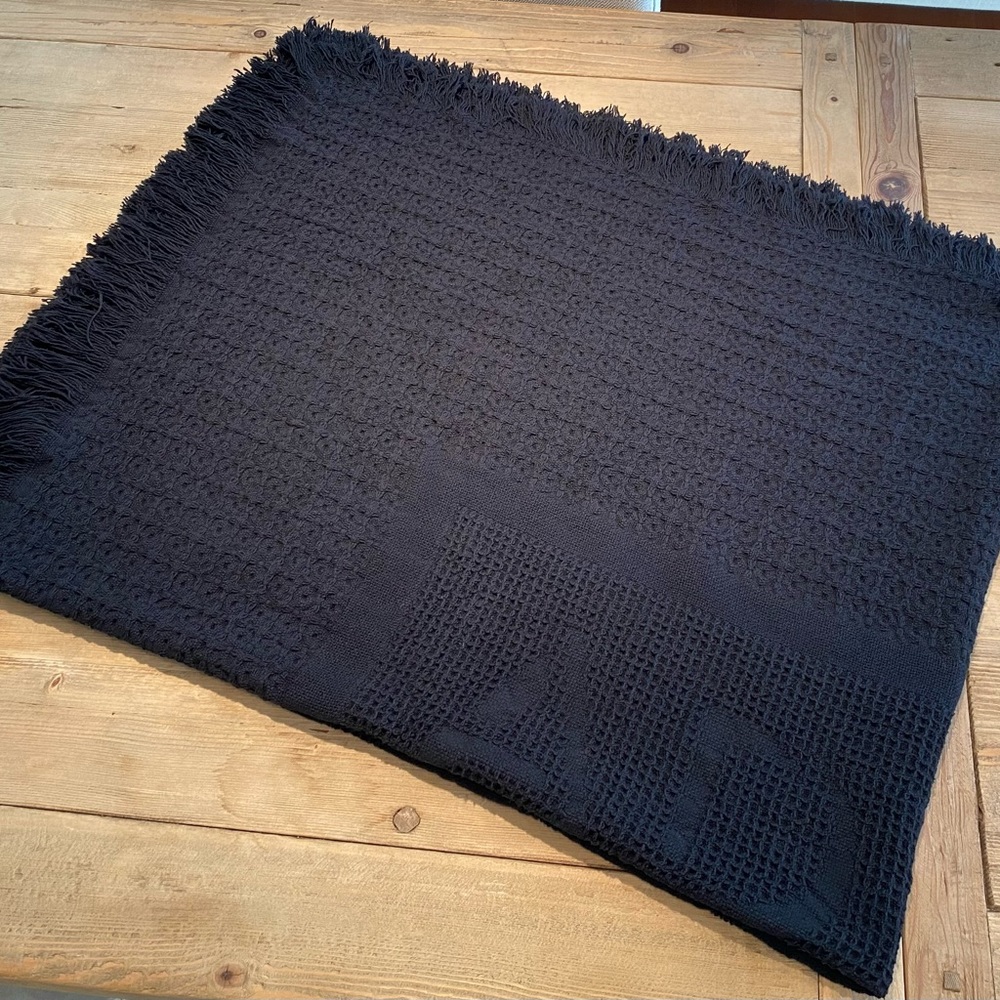 Adele Live tour blanket, black woven throw blanket